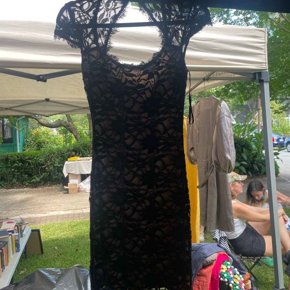 Elegant Black Lace Dress